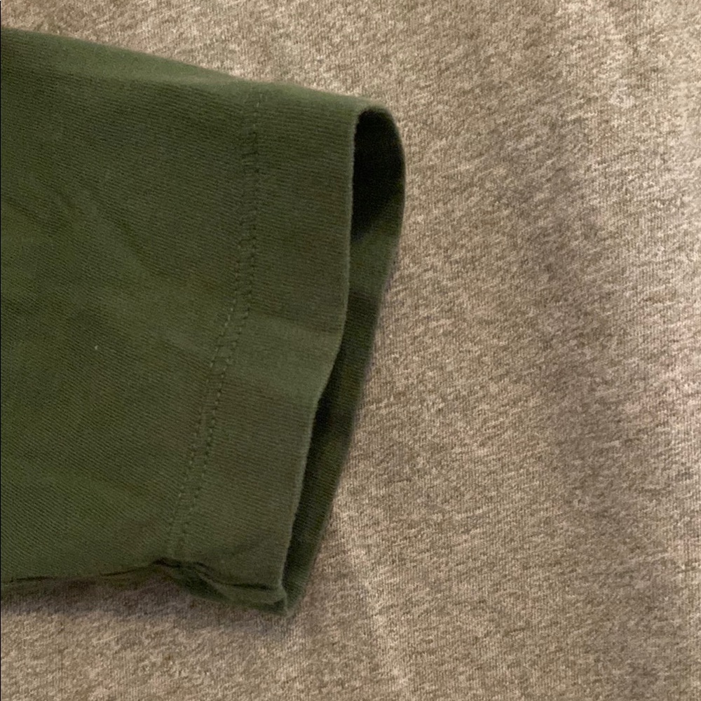 Banana Republic Green and Gray Long Sleeve Tees Super Soft sz L Set of 2 - Picture 5 of 11